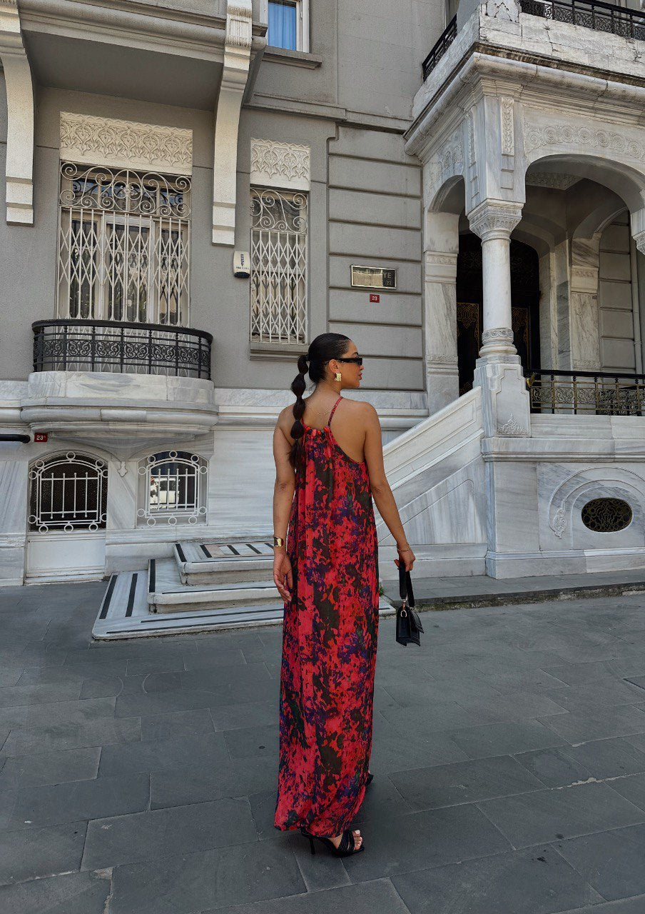 Red me Maxi Dress