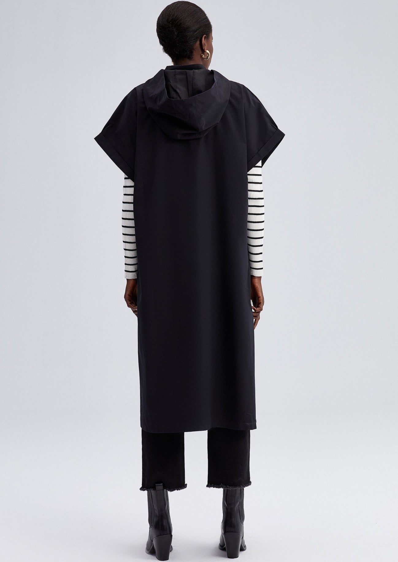 Short Sleeve Trench Coat