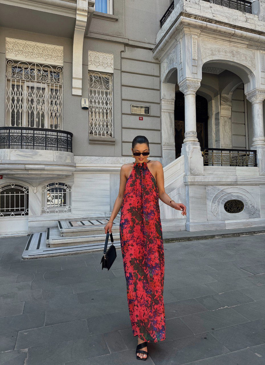 Red me Maxi Dress