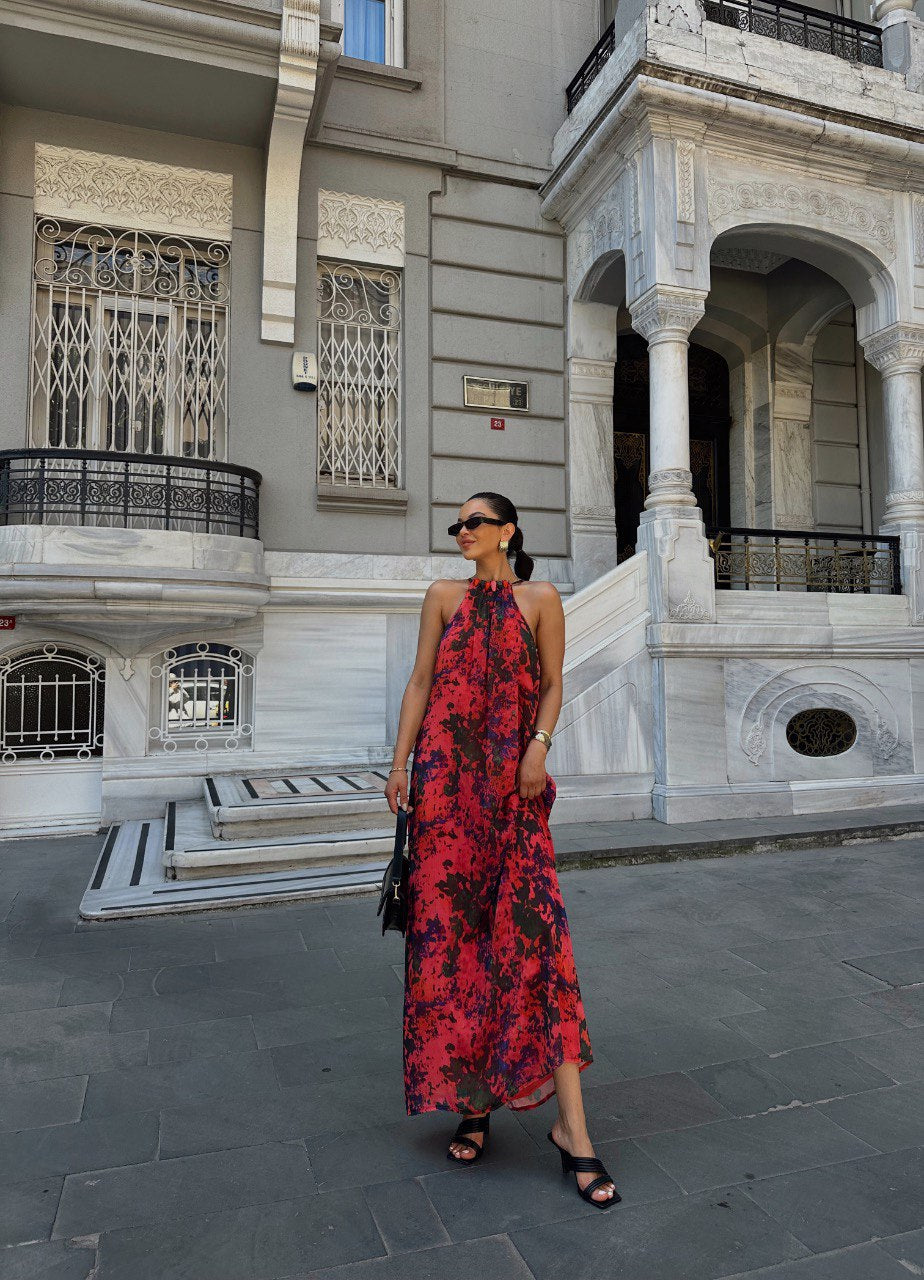Red me Maxi Dress