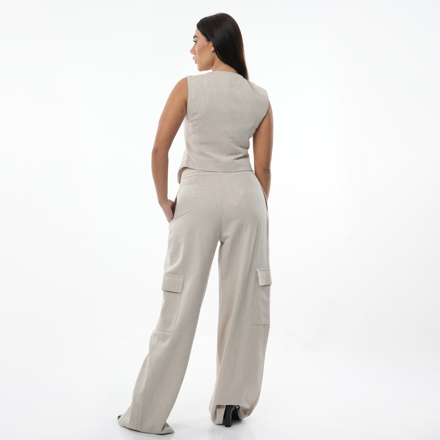 Co-Ord Set | Asymmetrical Vest & Pants