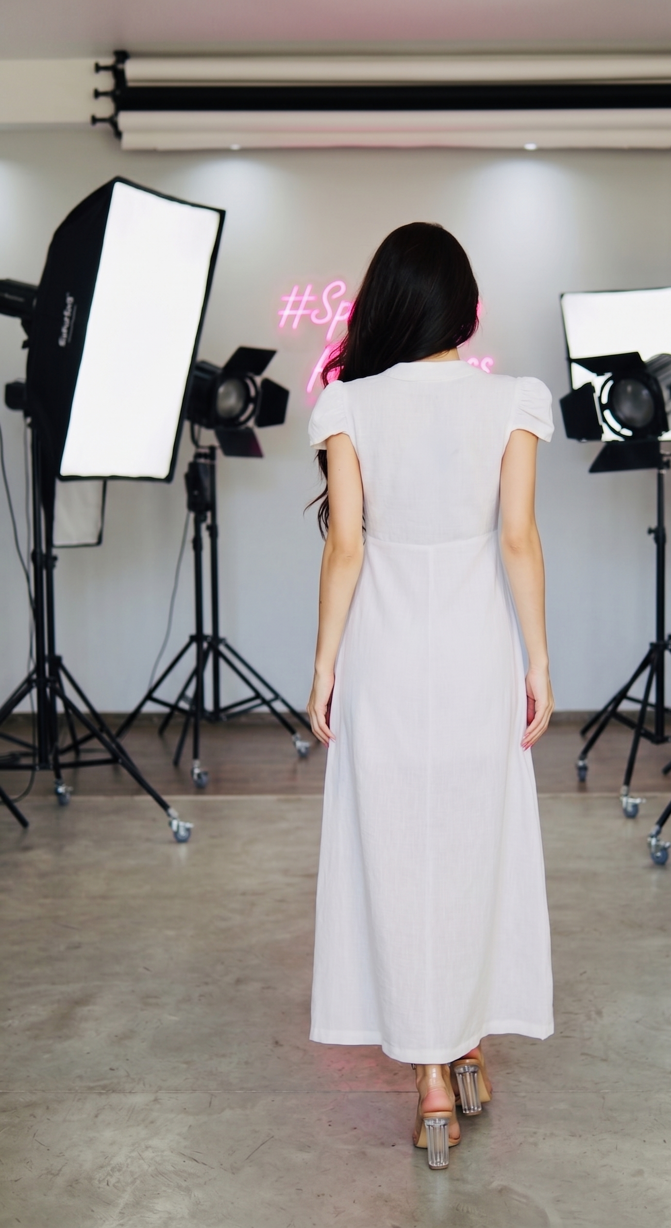 Linen Midi Dress