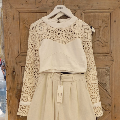 Crochet Top | Long Sleeves