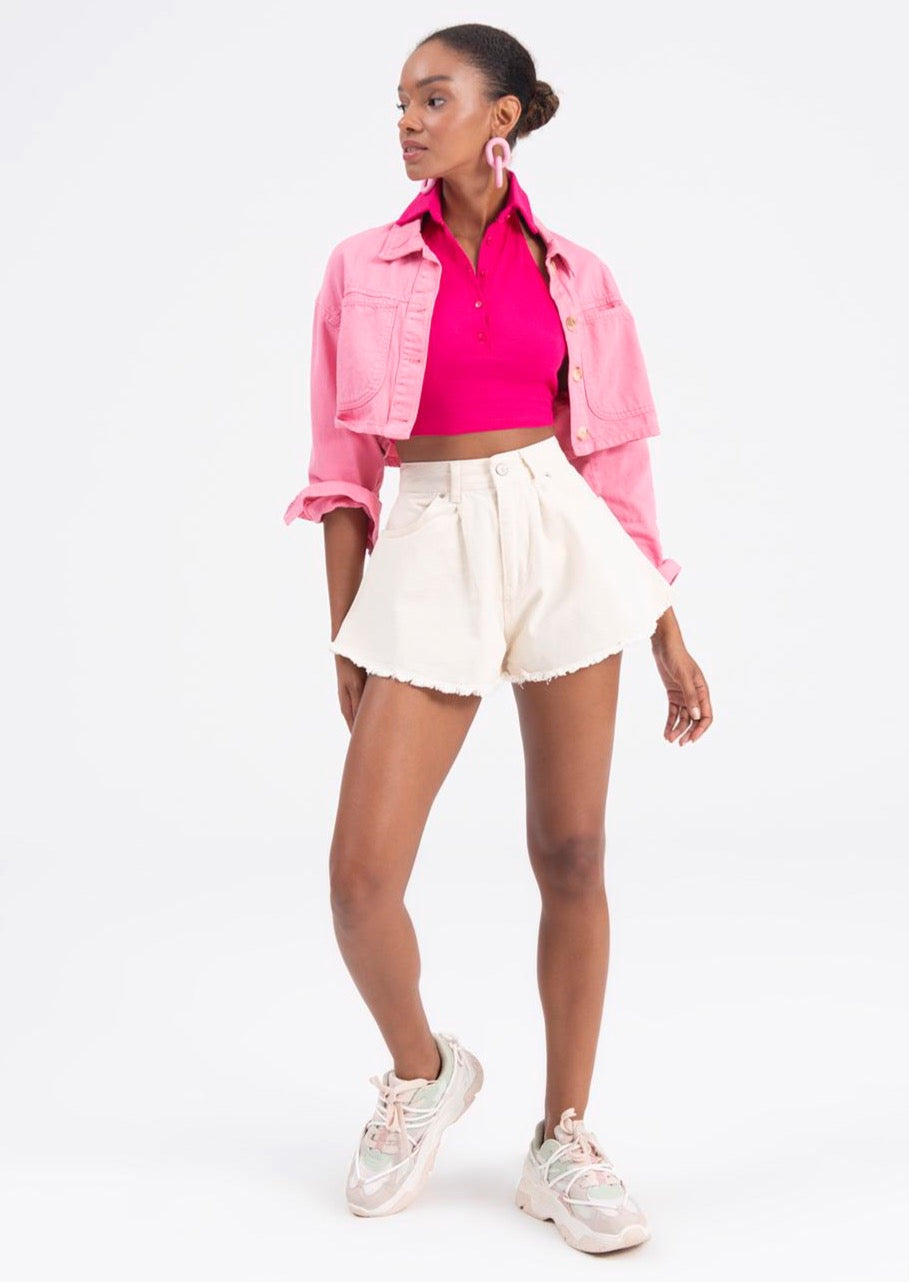 Denim Mini Short