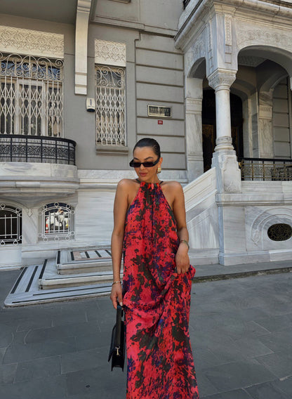 Red me Maxi Dress