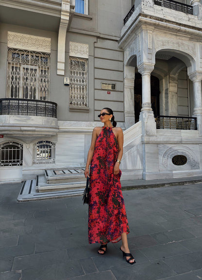 Red me Maxi Dress