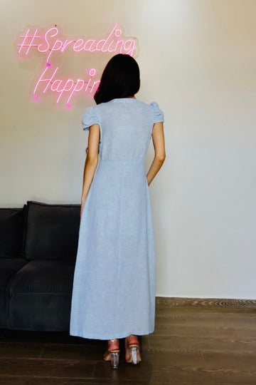 Linen Midi Dress