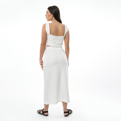 Co-Ord Set | Midi Skirt & Waistcoat