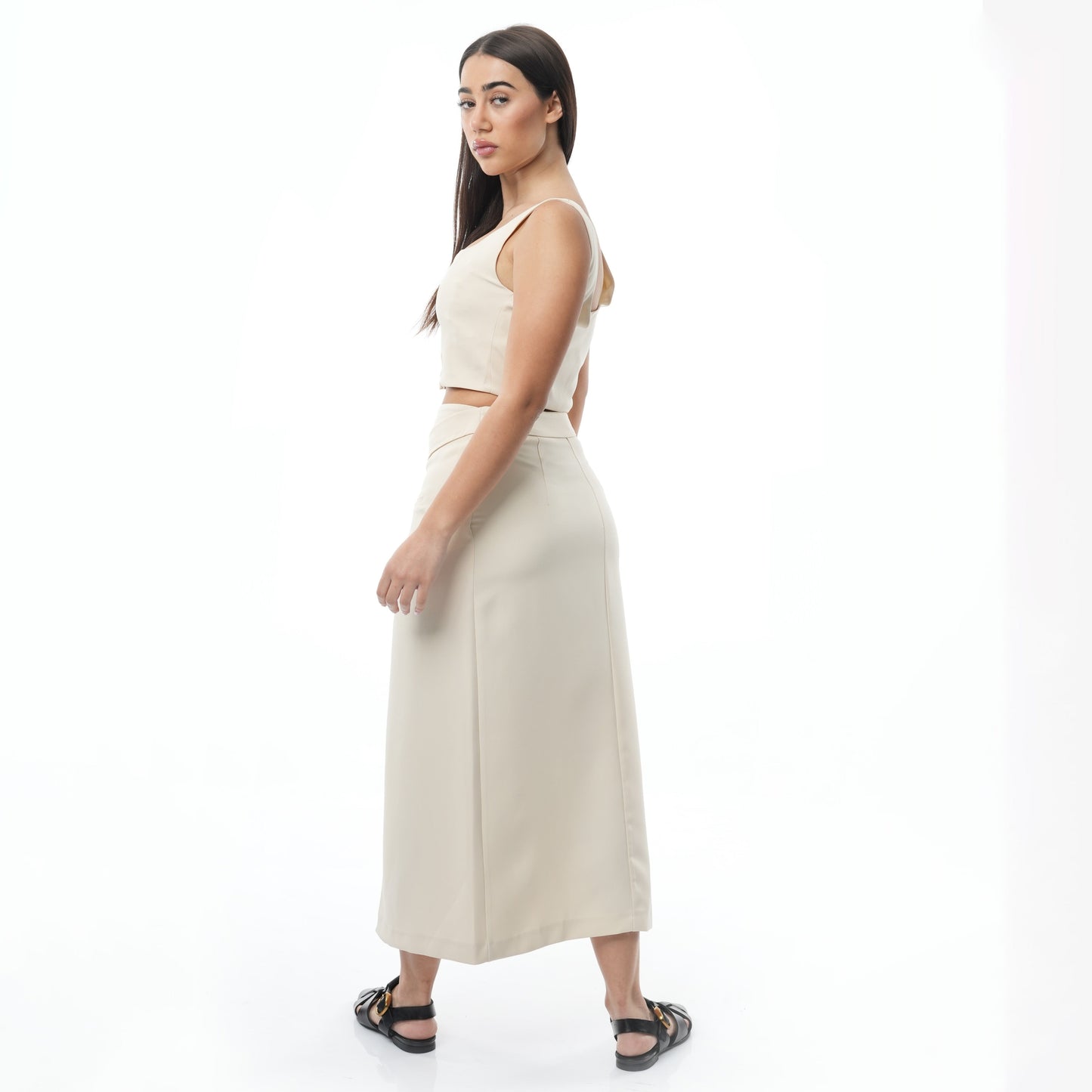 Co-Ord Set | Midi Skirt & Waistcoat