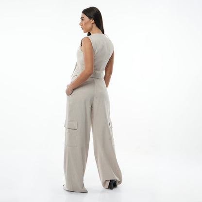 Co-Ord Set | Asymmetrical Vest & Pants