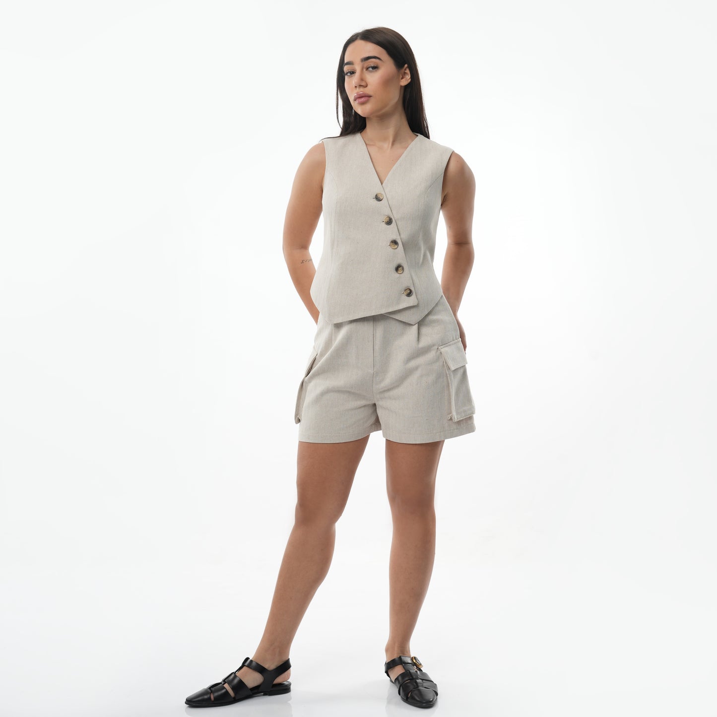 Asymmetrical Vest & Short