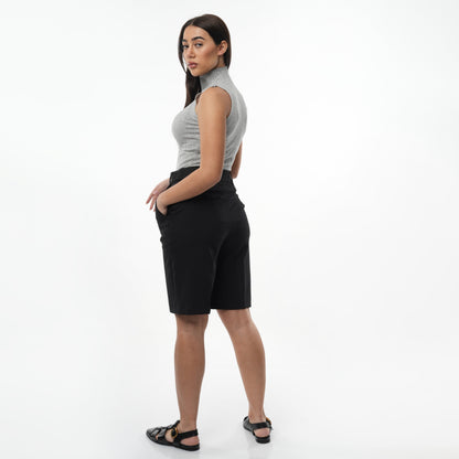 Turtle Neck Sleeveless Knit Sweater