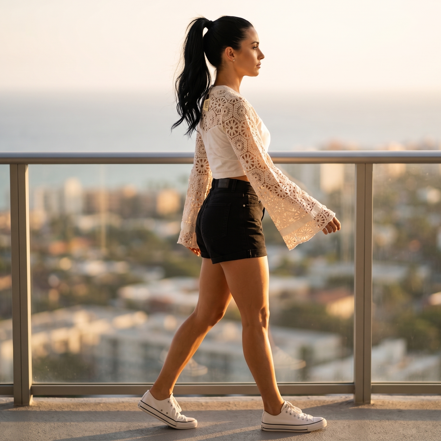 Crochet Top | Long Sleeves