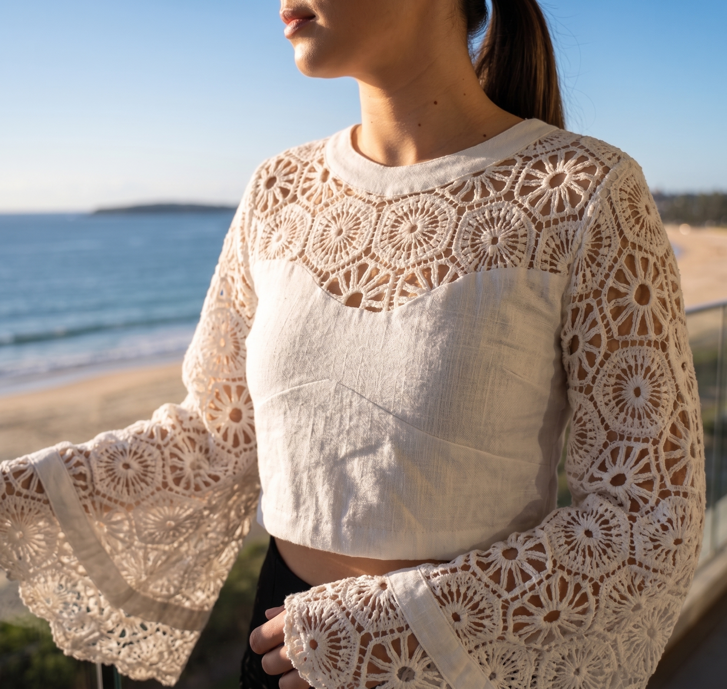 Crochet Top | Long Sleeves