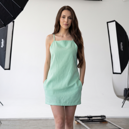 Linen Mini Dress