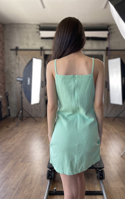 Linen Mini Dress