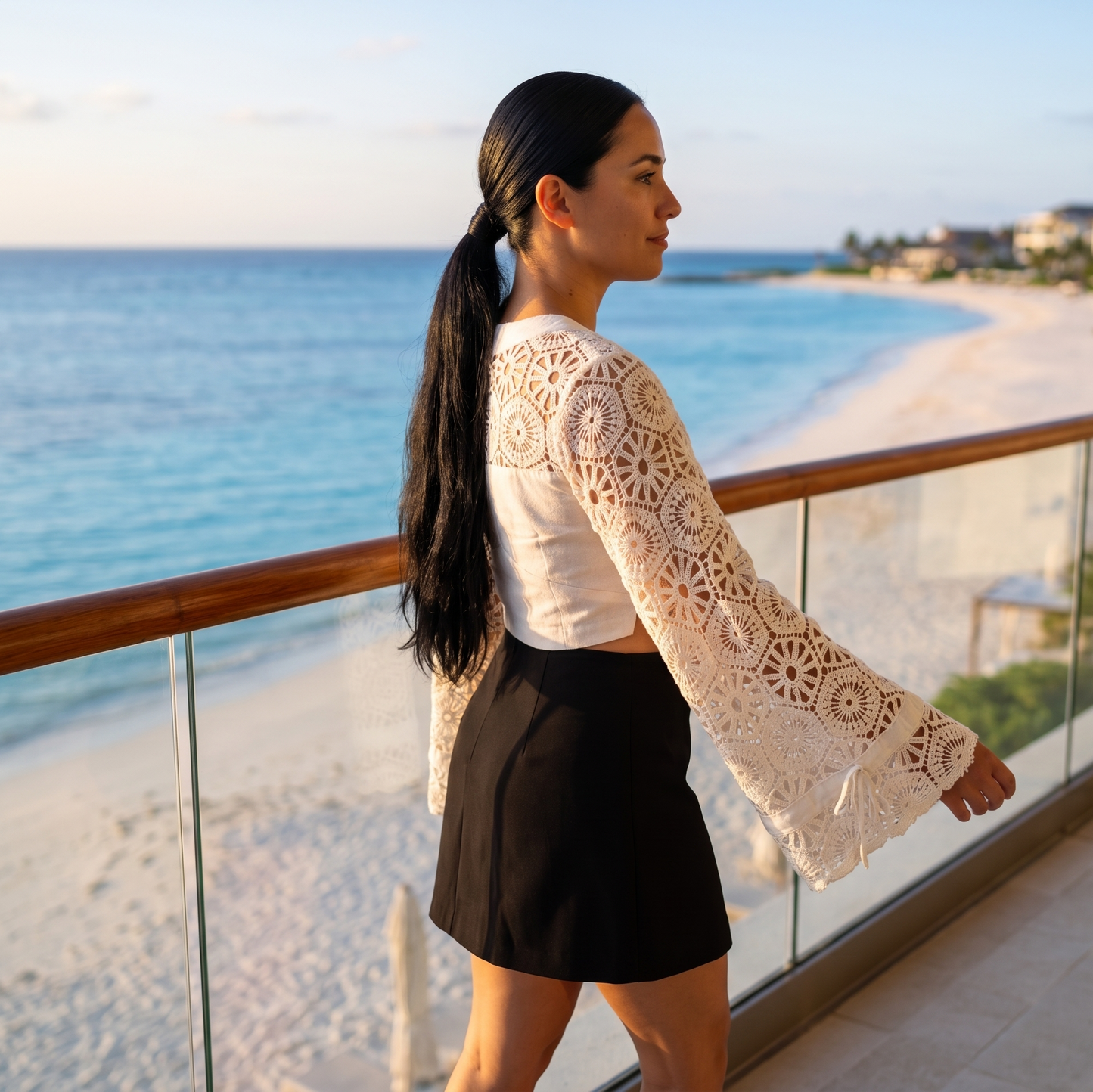 Crochet Top | Long Sleeves