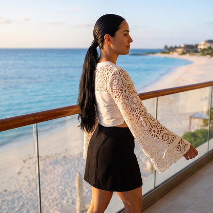 Crochet Top | Long Sleeves