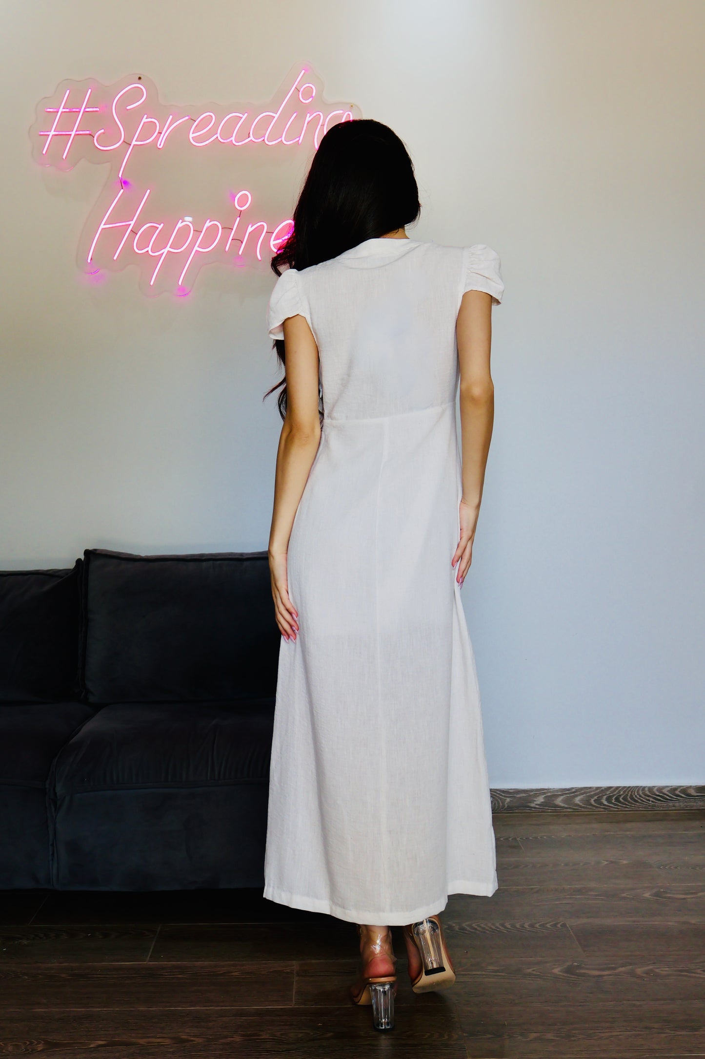 Linen Midi Dress