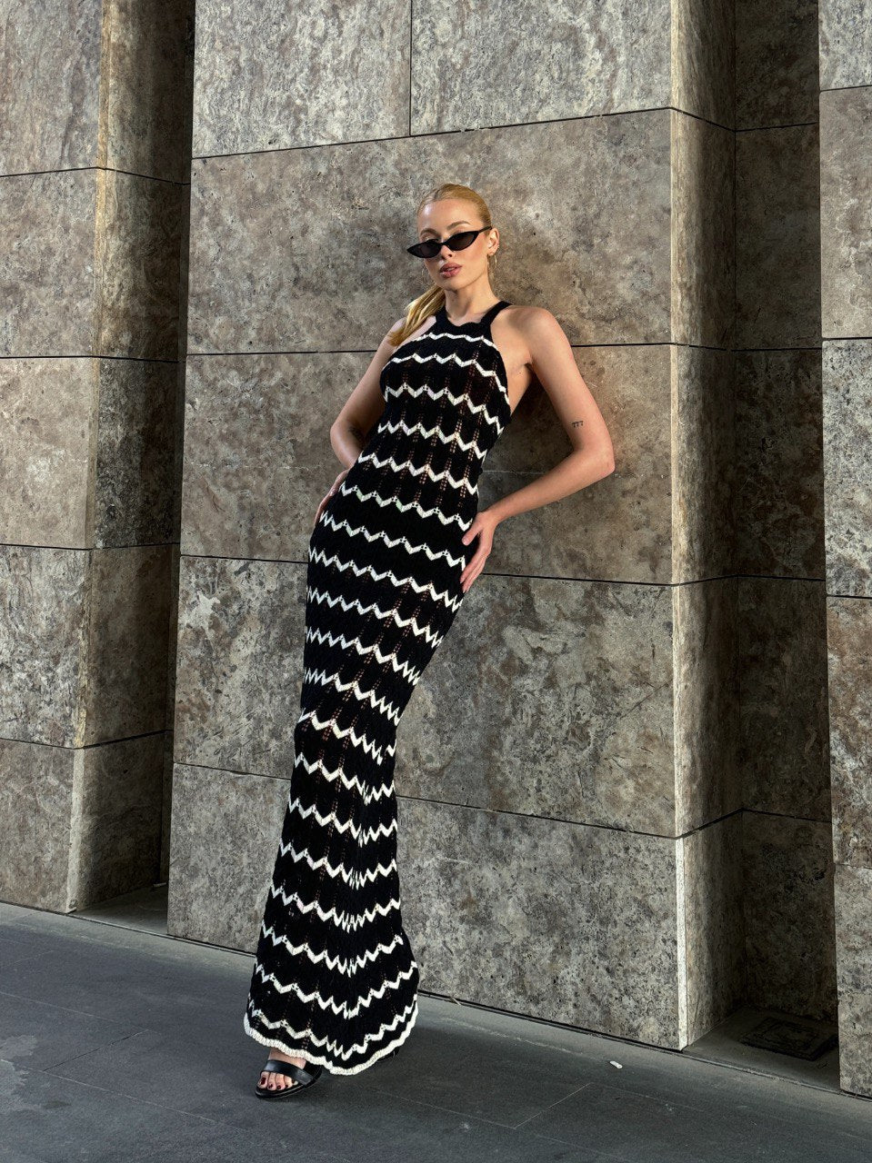 ZigZag Me Knit Dress