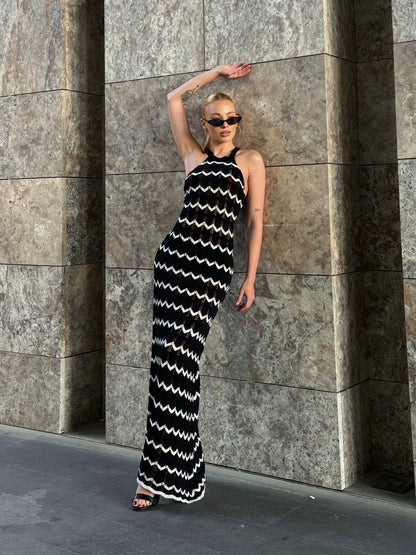 ZigZag Me Knit Dress