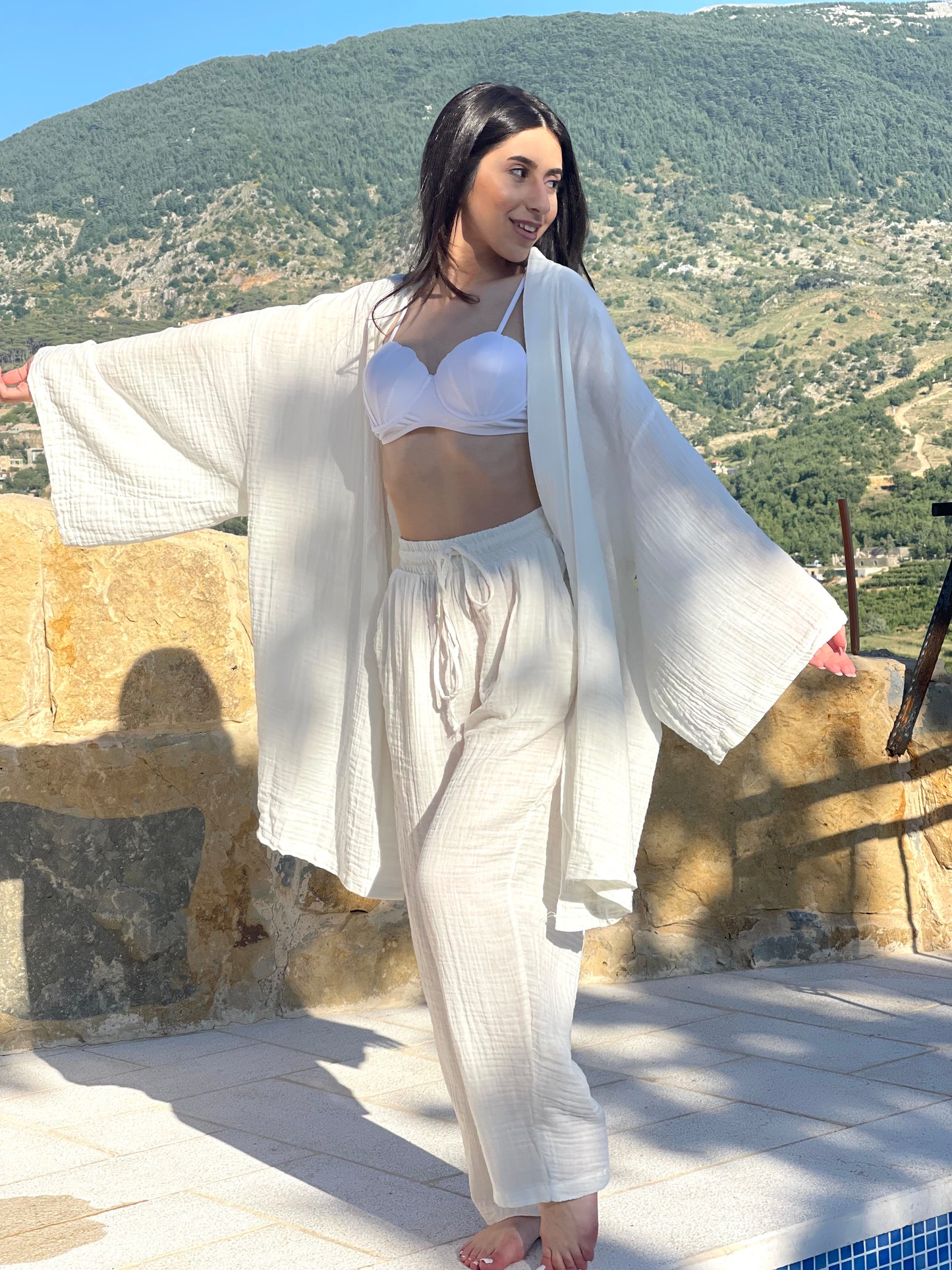 Kimono Cotton Set
