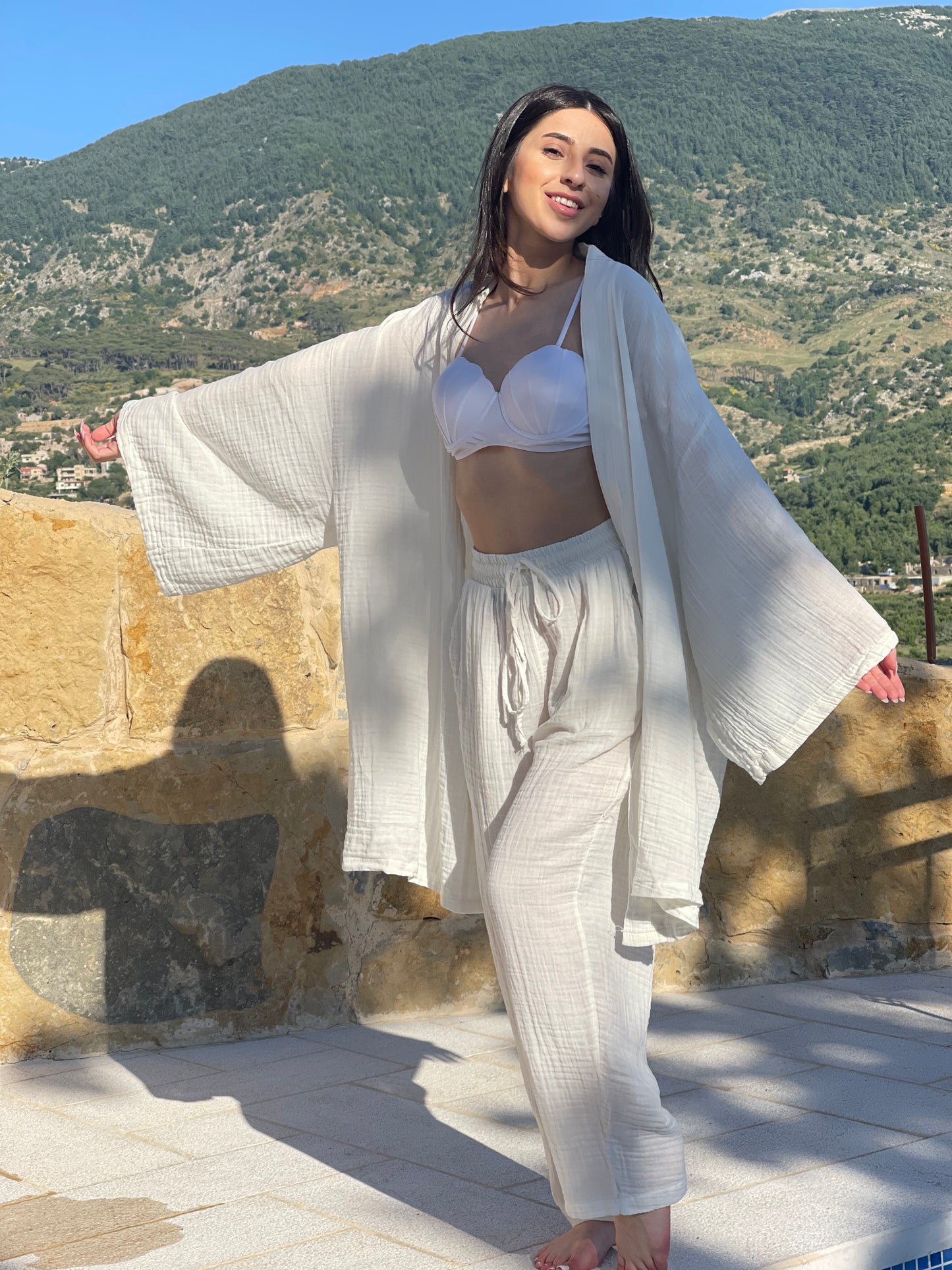 Kimono Cotton Set