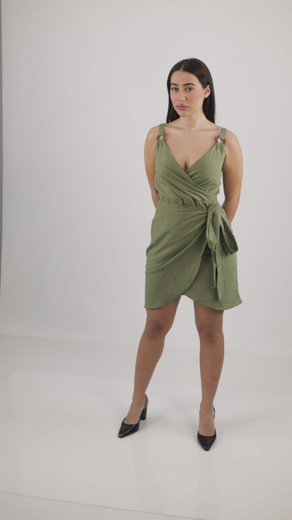 Linen Mini Dress | 2 Colors