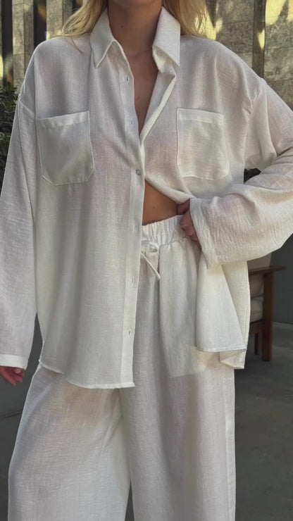 Pyjama Style Oversized Set