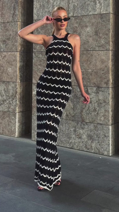 ZigZag Me Knit Dress